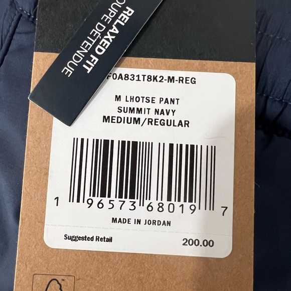 The North Face Lhotse Puffer Quilted Insulated Pant NFOA831T Men Summit Navy Med - Picture 6 of 10